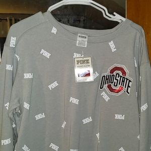 Pink Ohio State sweatshirt